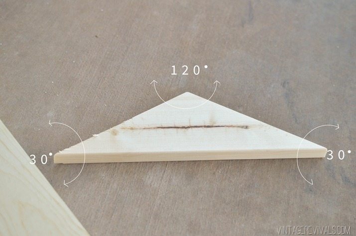 DIY Geometric Wood Floor vintagerevivals.com-7